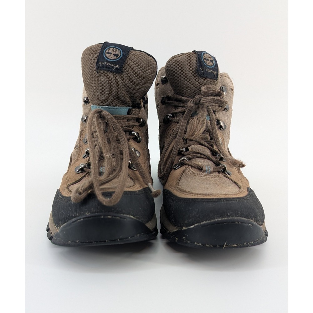 Timberland Outdoor Waterproof Hiking Boots Brown Leather Womens 7M 45660